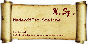 Madarász Szelina névjegykártya